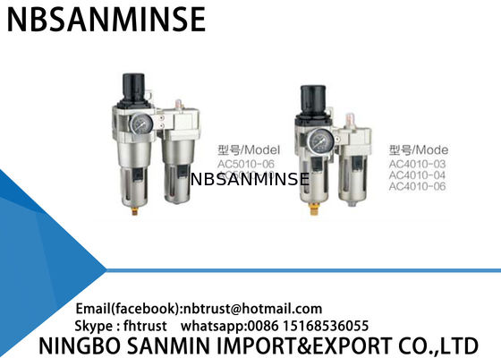 นิวเมติกกรองอากาศ Regulator Lubricator Unit AC2010 Ac3010 AC4010 AC5010 AC600 คอมเพรสเซอร์อะไหล่
