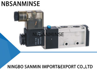 NVSC NASC 5 ทาง 2 ตำแหน่ง Pneumaitc โซลินอยด์วาล์ว หล่อตาย ร่างกายภายใน นักบินอากาศวาล์ว