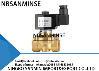 ขนาดใหญ่เส้นผ่าศูนย์กลางทองเหลืองโซลินอยด์วาล์วกันระเบิดโซลินอยด์วาล์ว 2 ทาง