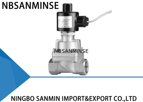 A4 SS / ทองเหลือง Solenoid Valve 3/4 "1" 2 "ความน่าเชื่อถือเป็นมิตรกับสิ่งแวดล้อม