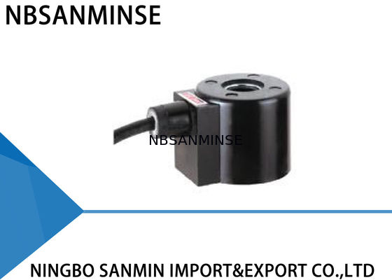 16431 ประเภทคอยล์โซลินอยด์วาล์วขดลวด DC 18 วัตต์กำลังไฟปกติสีดำ