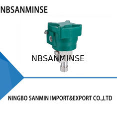 SANMIN 2 ตำแหน่ง 3 ทางโดยตรงรักษาการระเบิดโซลินอยด์วาล์ว 0-1.0Mpa HNBR + PUR ซีลอลูมิเนียมตัวเรือน SUS316L