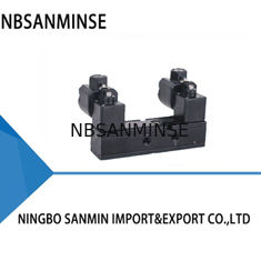 ปรับความแตก 3 ตําแหน่ง ปั๊มซอลีนอยด์วาล์ว NBR ผนึก 0.15 - 0.8Mpa DC24V 3.5W