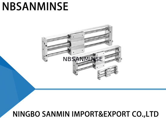 บูชบอลแบริ่งนิวเมติกแอร์กระบอกแม่เหล็กควบคู่กับ Rodless