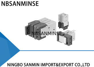 Double Acting Pneumatic Air Cylinder Gripper 180 ° Angular Type แร็คแอนด์พิเนียนประเภทขากรรไกรกริปเปอร์แบบขนาน