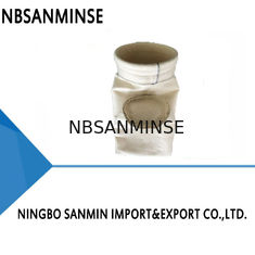 PPS PTFE คอมโพสิตเข็มสักหลาดถุงกรองฝุ่นขนาดเส้นผ่านศูนย์กลางที่กำหนดเองถุงกรอง Baghouse กันฝุ่น