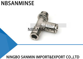 MPST ทั้งหมดโลหะทองเหลืองฟิตติ้งชาย Run Tee นิวเมติกฟิตติ้งอากาศท่ออากาศติดตั้งอุปกรณ์เชื่อมต่อ