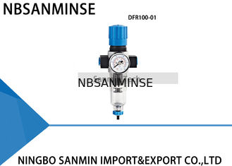 อุปกรณ์กรองลมนิวเมติกสีน้ำเงินดำ Lubricator แหล่งอากาศ