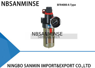 มาตรฐาน 5um กรอง Regulator Lubricator Sanmin AFR2000 BFR2000 หนึ่งหน่วย