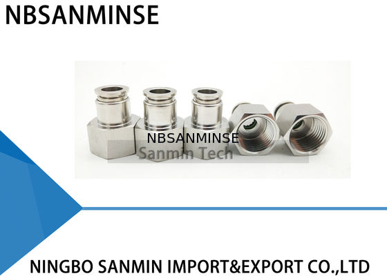 NBSANMINSE SSPCF M5 M6 1/8 1/4 3/8 1/2 SS316L ส่วนกระทู้ภายในหญิงตรง