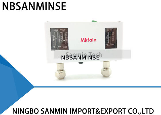 Industrial PC58 สวิตช์ความดันแบบคู่อากาศ / น้ำพร้อมคะแนนความดันสองจุด