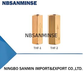 วาล์วตรวจสอบการกลับน้ํามัน THF ความดันสูง มีช่อง 0.8- 3.0 มม และความดันสูงสุด 15 บาร์
