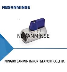 วาล์วควบคุมโซลินอยด์นิวเมติกบอลขนาดเล็ก 1/4 นิ้ว F/F PN64