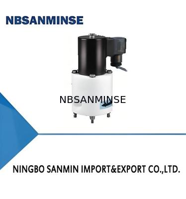 วาล์วแม่เหล็กไฟฟ้าโพลีเตตระฟลูออโรเอทิลีน (PTFE) พร้อมทนอุณหภูมิสูงสุด +120℃ แรงดันใช้งาน 0.01～0.6 MPa และความทนแรงอัด 1.2 MPa