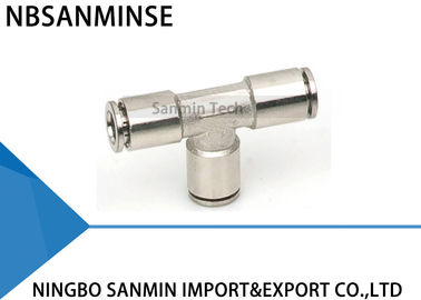 MPUT Pneumatic Brass Air Hose Fittings , Pneumatic Brass Fitting Tube Fitting Sanmin