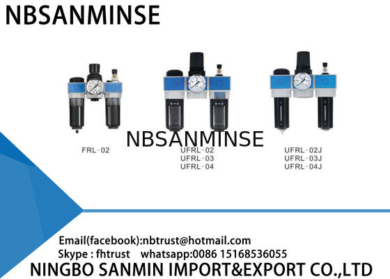 UFRL นิวเมติกกรอง Regulator Lubricator อากาศ FRL หน่วยที่มีป้องกันกรดชาม