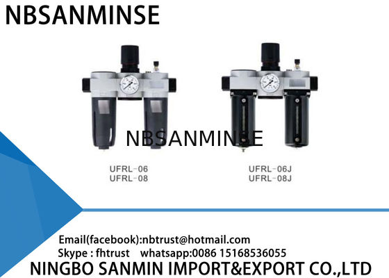 UFRL นิวเมติกกรอง Regulator Lubricator อากาศ FRL หน่วยที่มีป้องกันกรดชาม