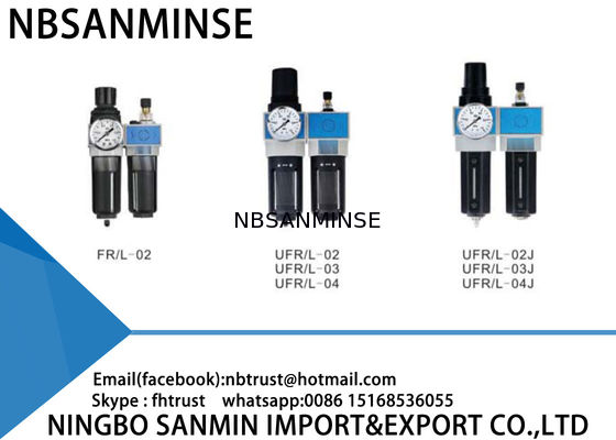 Air Filter Regulator Lubricator นิวเมติกสองหน่วย FRL Automation CNC Machine อะไหล่เครื่องอัดอากาศ
