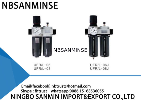 Air Filter Regulator Lubricator นิวเมติกสองหน่วย FRL Automation CNC Machine อะไหล่เครื่องอัดอากาศ