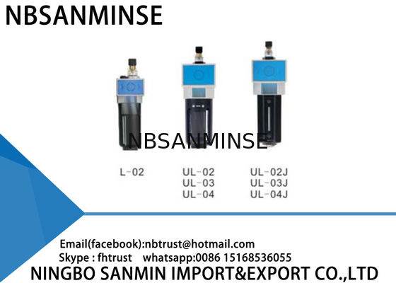 L / UL Sanmin Air Line Filter Regulator Lubricator เครื่องอัดอากาศ Regulator Filter