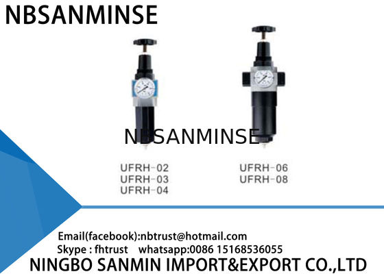 UFRH Lubricator Filter Air Regulator Filter ปรับ - 10 ℃ - 60 ℃อุณหภูมิโดยรอบ