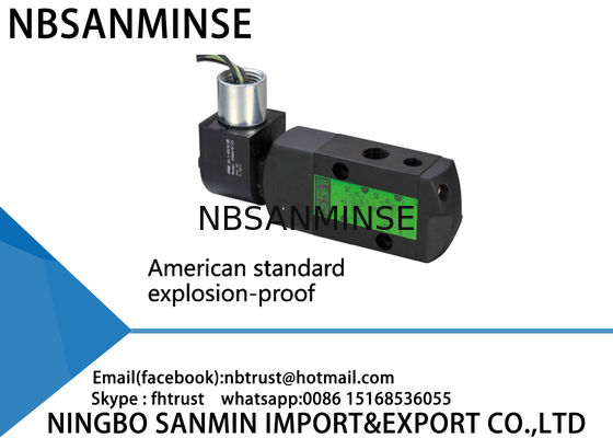 NAMUR551 ซีรี่ส์นิวเมติกโซลินอยด์วาล์วกันการระเบิด AISCO ประเภท NBR PUR ซีล