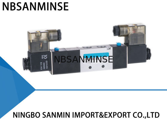 4V210 4V220 4V320 4V410 1/8 "1/4" นิวเมติกโซลินอยด์วาล์วอากาศ Polit วาล์วอัตโนมัติ Machine