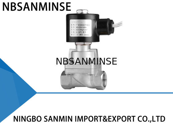 High Flow A2 SS โซลินอยด์วาล์วโซลินอยด์แม่เหล็กวาล์วแบรนด์ NBSANMINSE