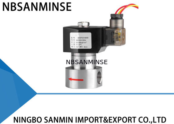 พลังงานต่ำ 1 2 นิ้วน้ำโซลินอยด์วาล์ว 24vdc 220VAC 230VAC เป็นมิตรกับสิ่งแวดล้อม