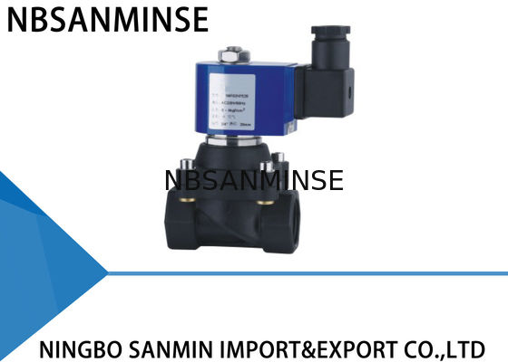 Z8 ไนลอนพลาสติก Solenoid V Alve สำหรับน้ำอุตสาหกรรม / ชลประทาน Solenoid Valve