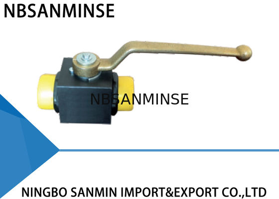 เหล็กกล้าคาร์บอนด้วยตนเอง / ทองเหลืองลูกไฮดรอลิกวาล์ว NBR VITON ชนิดประทับตรารับรอง ISO9001