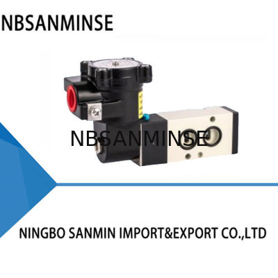 พลังงานของวาล์วซอลีนอยด์ปนูแมติกกันระเบิด NAMUR แบบแผ่น DC24V 3.6W 4M310-08-GB