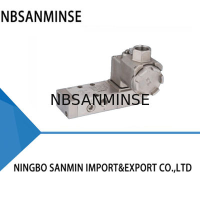 SANMIN ทั่วเหล็กไร้สแตนเลส กันระเบิด CT6 วาล์ว Solenoid ด้วย NBR PUR Seal