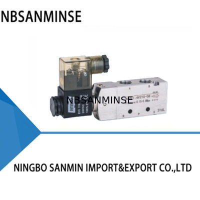 SANMIN วาล์วควบคุมไฟฟ้าเดี่ยวชนิดแผ่นสแตนเลสทั้งหมด 0.2-1.0Mpa 120 ° C สเปเซอร์วาล์วสปูลวาล์ว