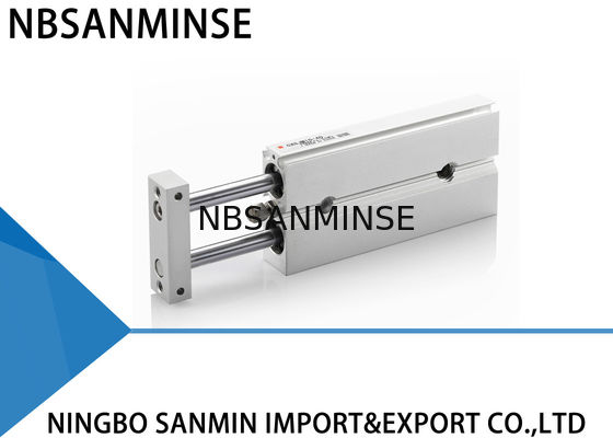 CXSJ Dual Rod นิวเมติกกระบอกอากาศชนิดกะทัดรัด SMC ถังอากาศปลอดสารหล่อลื่น