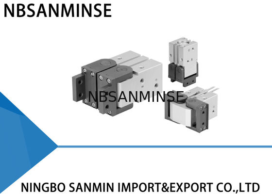 Double Acting Pneumatic Air Cylinder Gripper 180 ° Angular Type แร็คแอนด์พิเนียนประเภทขากรรไกรกริปเปอร์แบบขนาน
