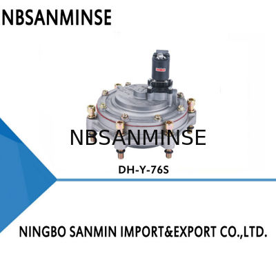 Sanmin นิวเมติกโซลินอยด์วาล์วระบบฝุ่นอากาศ Baghouse วาล์วกรองอากาศ DH-Y-76S