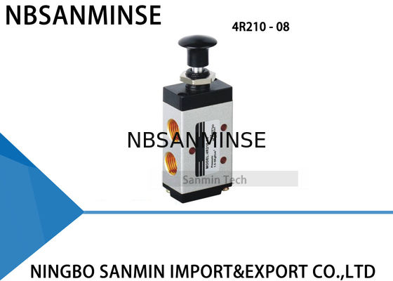 3R / 4R Hand Draw Valve Manual โซลินอยด์วาล์ว G 1/8 ", 1/4", 3/8 ", 1/2" ควบคุม