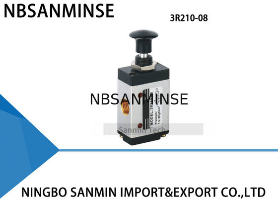 3R / 4R Hand Draw Valve Manual โซลินอยด์วาล์ว G 1/8 ", 1/4", 3/8 ", 1/2" ควบคุม