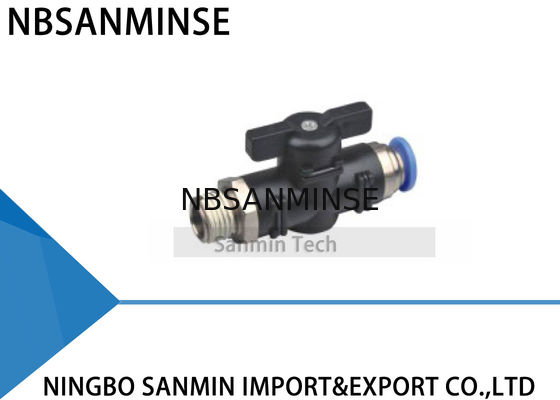 BVC Air Flow Controller นิวเมติกขนาดเล็กกะทัดรัดบอลวาล์วคุณภาพสูง Sanmin