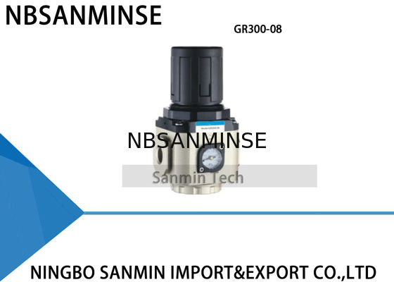 คอมเพรสเซอร์เครื่องปรับอากาศกรอง Regulator Sanmin กรอง Regulator Lubricator GR200 GR300 หนึ่งหน่วย