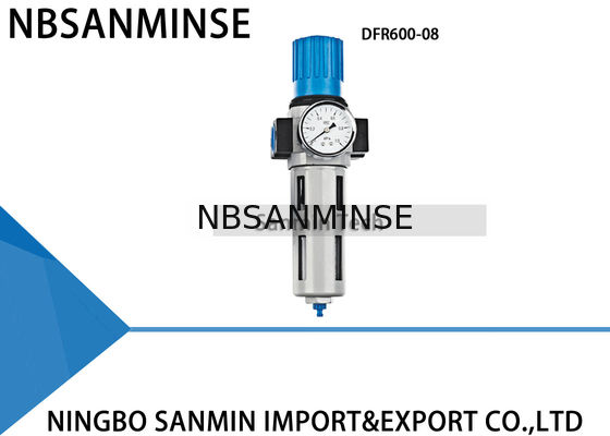 อุปกรณ์กรองลมนิวเมติกสีน้ำเงินดำ Lubricator แหล่งอากาศ