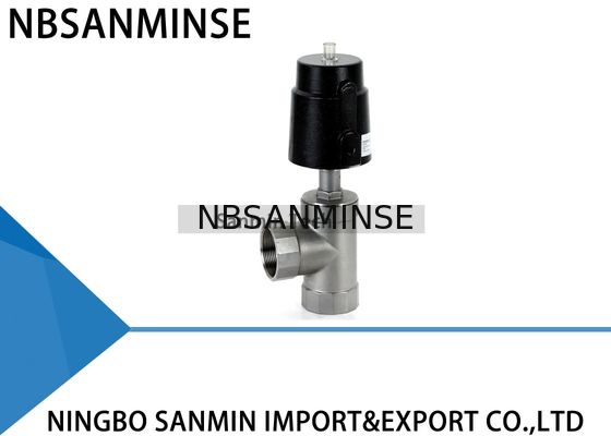 JDF1400 / JDF1500 นิวเมติกมุมบ่าวาล์ว SS 304 นิวเมติกวาล์วระบายน้ำ