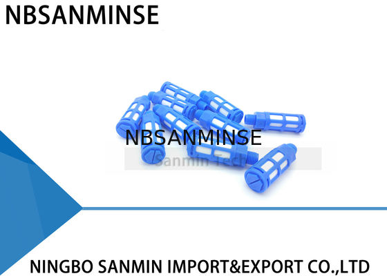 พลาสติกท่อไอเสียนิวเมติกแอร์ฟิตติ้ง NBSANMINSE 1/8 1/4 3/8 1/2 3/4 1 PSU ประเภทอากาศ Silencer