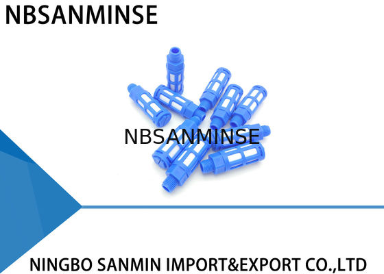 พลาสติกท่อไอเสียนิวเมติกแอร์ฟิตติ้ง NBSANMINSE 1/8 1/4 3/8 1/2 3/4 1 PSU ประเภทอากาศ Silencer