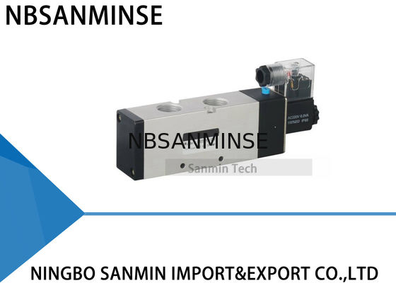 1/4 3/8 1/2 ไฟฟ้านิวเมติกโซลินอยด์วาล์ว NBSANMINSE PU520 อากาศวาล์วควบคุม