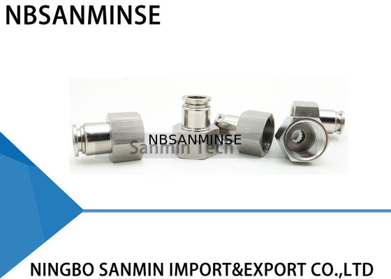 NBSANMINSE SSPCF M5 M6 1/8 1/4 3/8 1/2 SS316L ส่วนกระทู้ภายในหญิงตรง