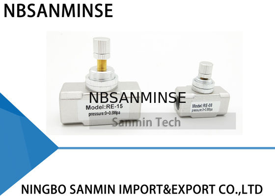 NBSANMINSE RE ไหลความจุวาล์วควบคุม G กระทู้ 1/8 1/4 3/8 1/2 นิวเมติกแอร์วาล์วชนิดมาตรฐาน