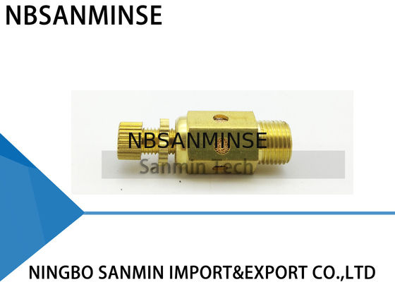 NBSANMINSE C ประเภทนิวเมติกแอร์ฟิตติ้งท่อไอเสียวาล์วปีกผีเสื้อนิวเมติกทองเหลือง Silencer