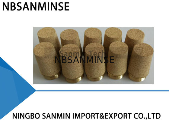 NBSANMINSE SC ประเภทกรองทองเหลืองไอเสียอากาศ Silencer เผาทองแดงชุดท่อไอเสีย M5 1/8 1/4 3/8 1/2 3/4 1 ขนาด